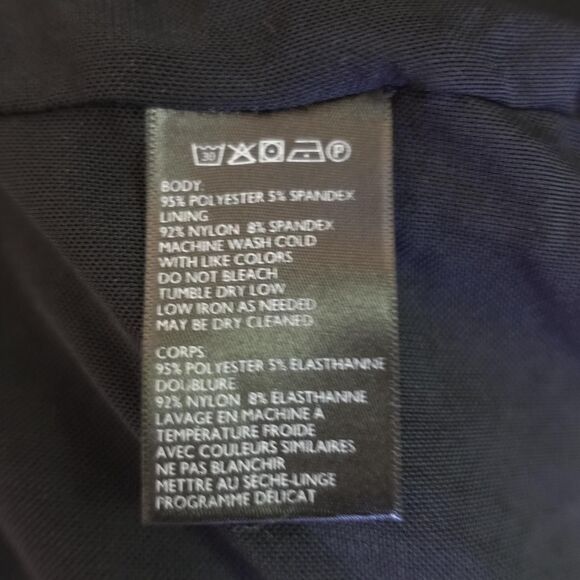 Urban Outfitters / Cooperative Full Front Zip-Up Little Black Dress - Picture 4 of 4